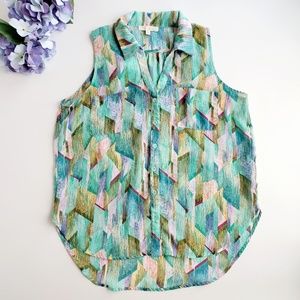 LUSH | Sleeveless Chiffon Blouse